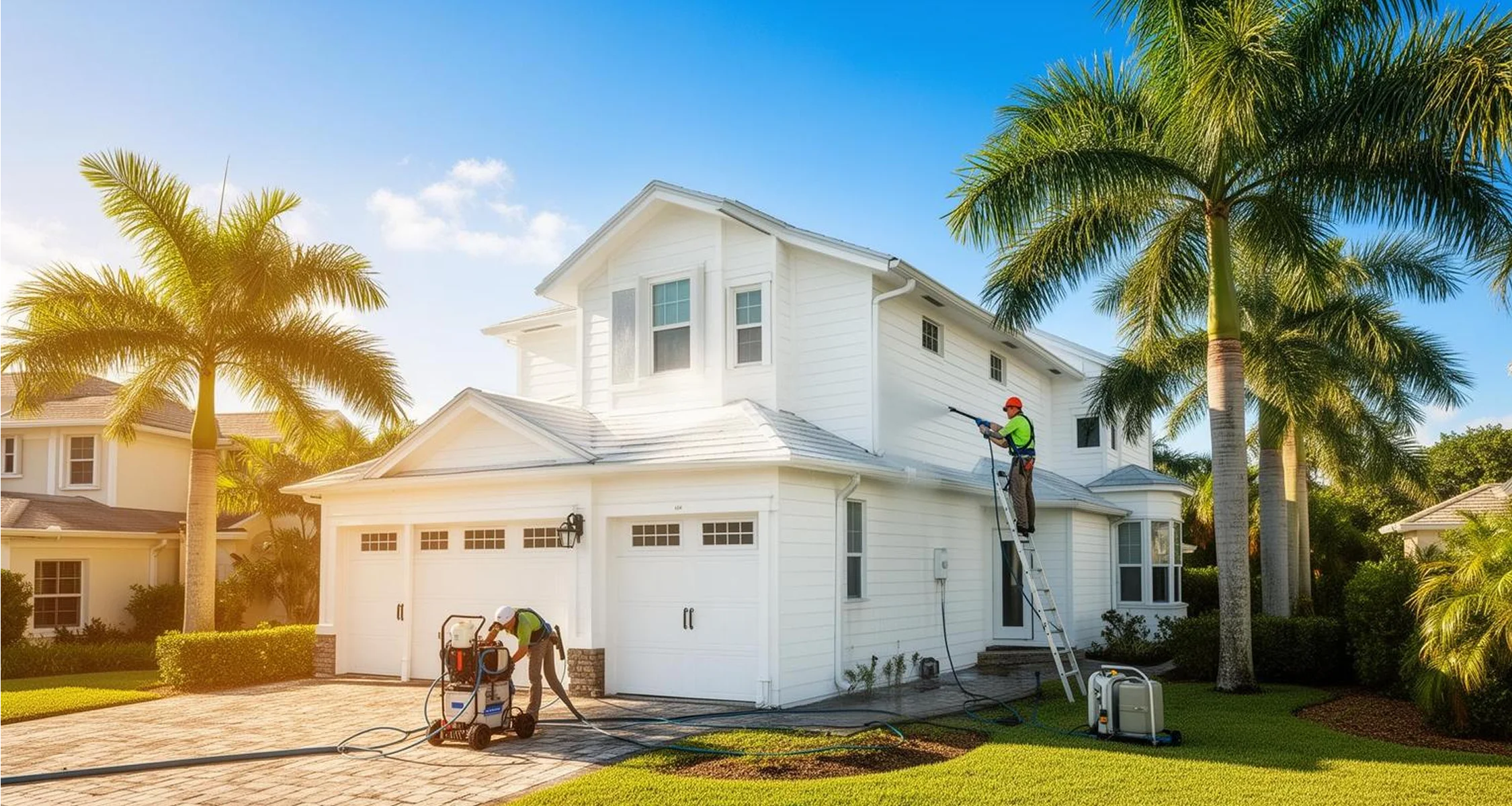 House washing in Palm Beach County
