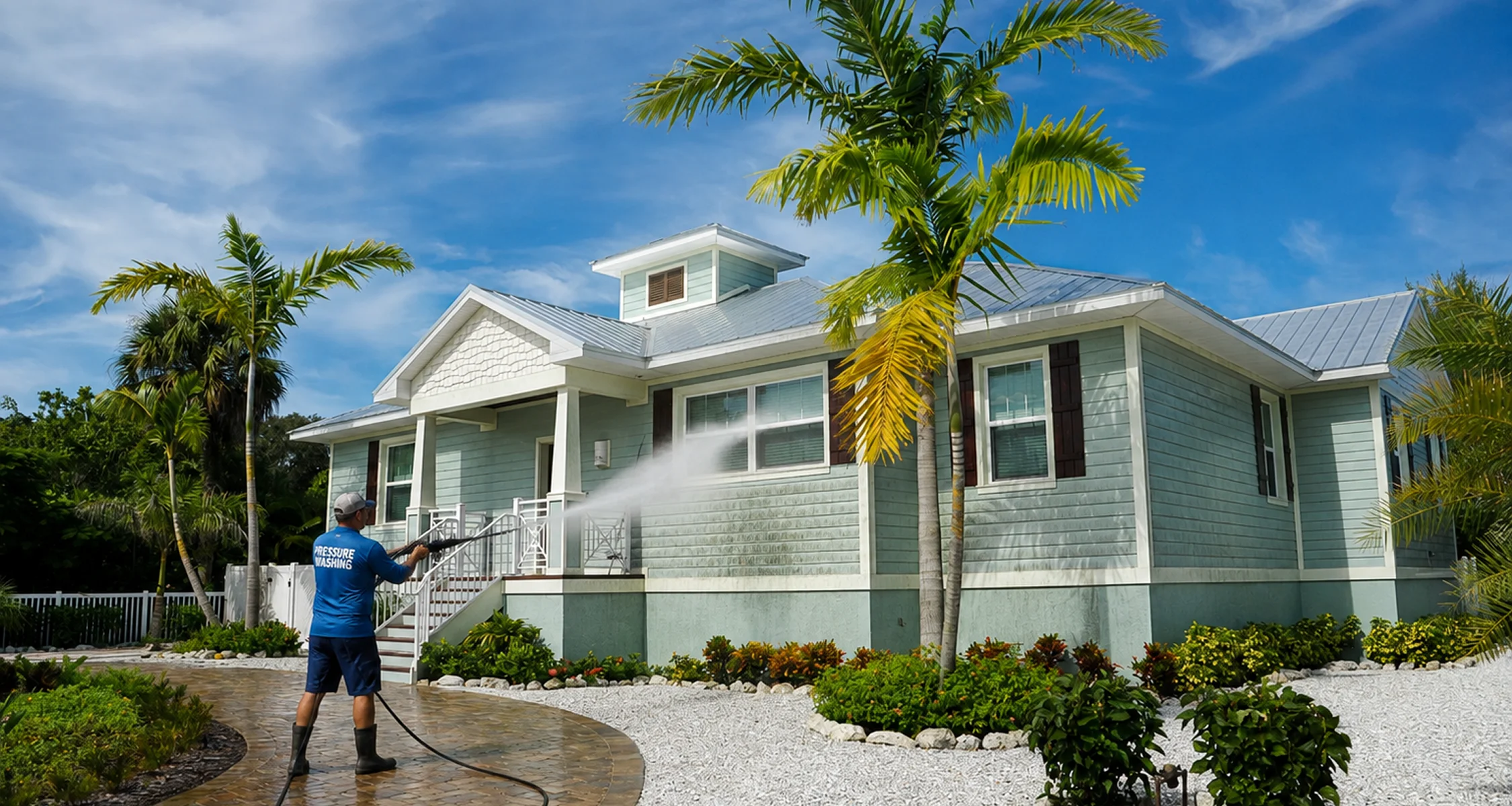 House washing in Palm Beach County