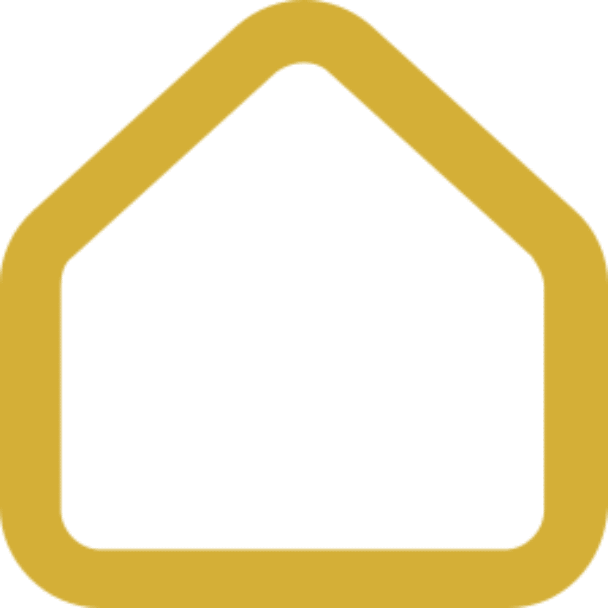 Gold house outline on black background by 911 Property Services