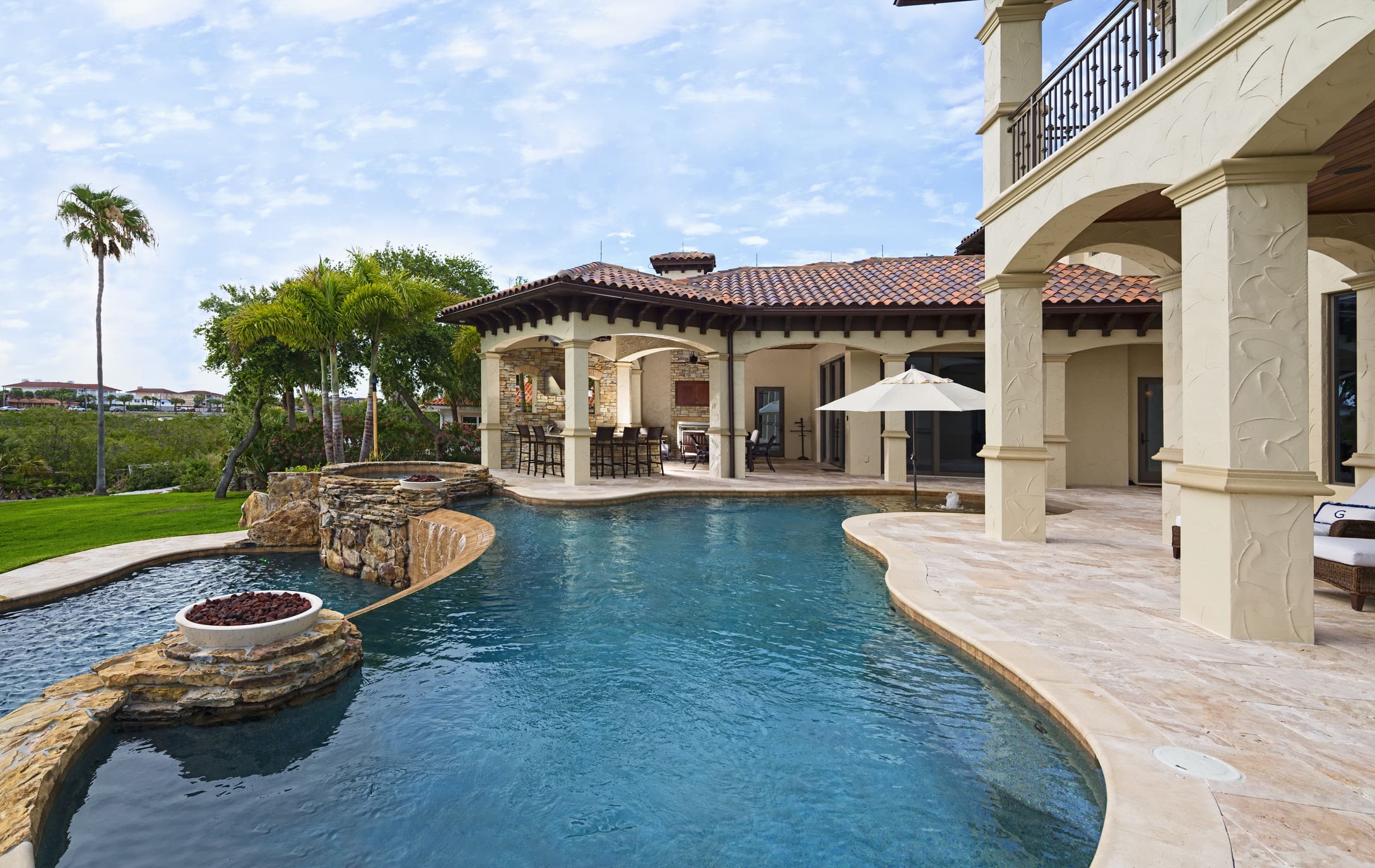Scenic villa with outdoor pool area by 911 Property Services