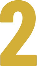 Gold number two on black background by 911 Property Services