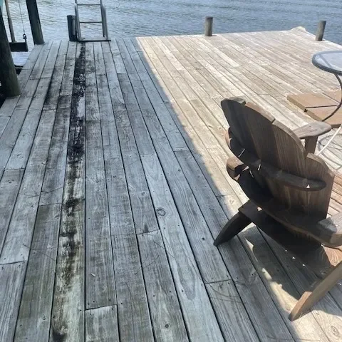 Pool deck and patio cleaning